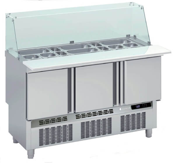 Mesa fría - Compacta Kebab MKF-65 / MKF-140 / MKF-220